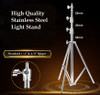Fotolux QiH-J388SS Stainless Steel Light Stand 4m tall  (Heavy Duty Extra Large size )