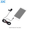 JJC SGM-28 Omnidirectional Lavalier / Lapel Microphone 4m (3.5mm TRRS jack) for Smartphone / Tablet
