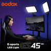 Godox ES45 E-sports 56W Soft Panel LED Light (2800-6500K) for Gaming, You-tube, Vlogging with Mounting Rod