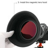 Kase Magnetic Circular Filter Lens Hood Set (with 82mm Magnetic Adapter Ring + 67-82mm , 72-82mm , 77-82mm Screwed Adapter Ring )