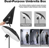 Godox UBL-085S 34"/85cm Umbrella Black/Silver with Diffuser