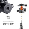 K&F Concept KF-35 35mm Low Profile Ball Head KF31.035 (Max Load 15kg)