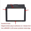 GGS Larmor GEN 5 Glass LCD Screen Protector + Magnetic Sunshade Hood for Canon 800D..