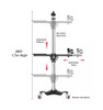 Fotolux SZ-J601 Professional Heavy Duty Studio Camera Station Stand ( Med Sizes )