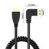 Fotolux Male Micro HDMI (Left Angle) to Male HDMI Cable (0.5m)