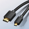 Dorewin 4K HD Male Micro HDMI to Male HDMI Cable (3m)