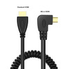 Fotolux Male Micro HDMI (Right Angle) to Male HDMI Cable (0.5m)