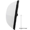 Godox DPU-165BS Silver Black Reflective Diffuser for 165cm Umbrella