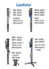 Leofoto MPQ-325C Carbon Fibre Twist Lock Monopod  with Carry Bag