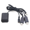 Fotolux FZ100 Dummy Battery to Double USB Cable