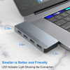 Rocketek HC482 4 in 2 USB-C USB Hub for Macbook Pro/Air