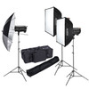 Godox 1x QT400IIIM + 2x QT600IIIM  New Strobe HSS Studio Flash Lighting Kit (400Ws & 600Ws)