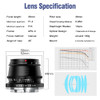 TTArtisan 35mm F1.4 APS-C Manual Focus Large Aperture Prime Lens for Canon M-mount