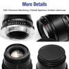 TTArtisan 35mm F1.4 APS-C Manual Focus Large Aperture Prime Lens for Fujifilm X-mount (Black)