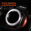K&F Concept KF06.435 M42-NEX PRO Lens Adapter for M42 Lens to Sony NEX E-Mount Camera