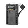 Nitecore UCN3 USB Dual-slot Camera Battery Charger for Canon LP-E6N