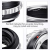 K&F Concept KF06.471 NIK(G)-L Manual Focus Lens Adapter for Nikon F (G-Type) Lens to Sigma, Leica, Panasonic L-mount Camera