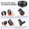 K&F Concept KF06.476 M42-L Manual Focus Lens Adapter for M42 Lens to Sigma, Leica, Panasonic L-mount Camera