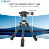 Cavix W-132F0C Carbon Fiber Table Top Tripod with Ball Head