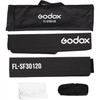 Godox FL-SF30120 30x120cm Strip Softbox with GRID for FL150R Flexible LED Panel