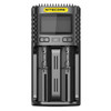 Nitecore UM2 Dual-Slot USB Battery Charger for 18650, 18490, 18350, 17670, 17500, 16340(RCR123), 14500, 10440