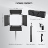 NEEWER 2x 50w RGB660 PRO II LED Panel Video Lighting Kit