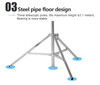 Jinbei MF-3000F Stainless Steel Light Stand 3.1m (Heavy Duty Large size)