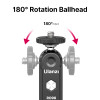 Ulanzi 2954 R098 Double Ball Heads with Cold Shoe Mount