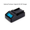 Fotolux NP-F570 (Small size ) 2300mAh Li-on Rechargeable Battery for LED Lights, LCD Monitors