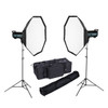 Godox 2x QS1200II 1200Ws Studio Flash Lighting Kit