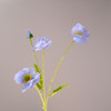 Fotolux Photo Props Artificial Poppies  60cmH x 7cmD (Light Blue)