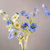 Fotolux Photo Props Artificial Poppies  60cmH x 7cmD (Light Blue)