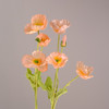 Fotolux Photo Props Artificial Poppies 60cmH x 7cmD (Coral Pink)