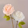 Fotolux Photo Props Long Stem Spray Artificial Princess Peony Blush Pink (58cmH x 12cmD)