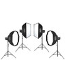 Godox 4x SL200III 215W AC Power LED Video Four Lighting Kit (Daylight 5600K)