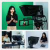 Feelworld TP16 16" Folding Teleprompter (Supports up to 16" Tablet Horizontal Vertical Prompting)