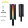 Nicefoto 4x TC-C2 Bi-color RGB 24W Handheld Four LED Light Wand Kit