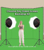 Fotolux FOTGSBK244 Chromakey Green Screen Backdrop Kit  (4m wide x 2.4m high )