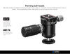  Leofoto MBH-35 35mm Aluminium Inverted Ball Head