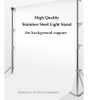 Fotolux 3x QiH-J388SS Stainless Steel Light Stand 4m tall (Bulk Buy)