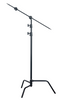 Fotolux 2x J290C C-Stand (Black Finish) with 107cm Boom Arm (Bulk Buy)