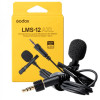 Godox LMS-12 AXL Omnidirectional Lavalier Microphone (120cm) with Locking 3.5mm TRS Connector