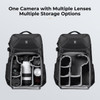 K&F Concept KF13.144 Beta Messenger 20L Large Camera Backpack with Front HardShell