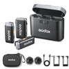 Godox WEC KIT2 (2 TX+1 RX) 2.4GHz  Wireless Microphone System with Charging Case for Cameras and Mobile