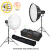 Godox 2x UL150IIBi Bi-color Silent Dual Power Two LED Video Light Kit