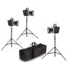 Ulanzi 3x LT028 40W Bi-color Portable Three LED Video Light Kit