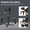 NEEWER GA006 Dual Handgrip for DJI RS4 RS4 Pro RS3 RS3 Pro RS2 RSC2 Ronin S SC Gimbal