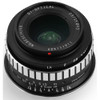  TTArtisan APS-C 23mm F1.4 Manual Focus Wide Angle Lens for Canon RF-mount (Black & Silver)