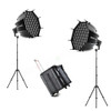 Ulanzi 2x VL-120C 120W RGB Dual Power V-Mount LED Two Video Light Kit