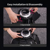  Ulanzi 3x VL-200Bi 200W Bi-color Dual Power V-Mount LED Three Video Light Kit